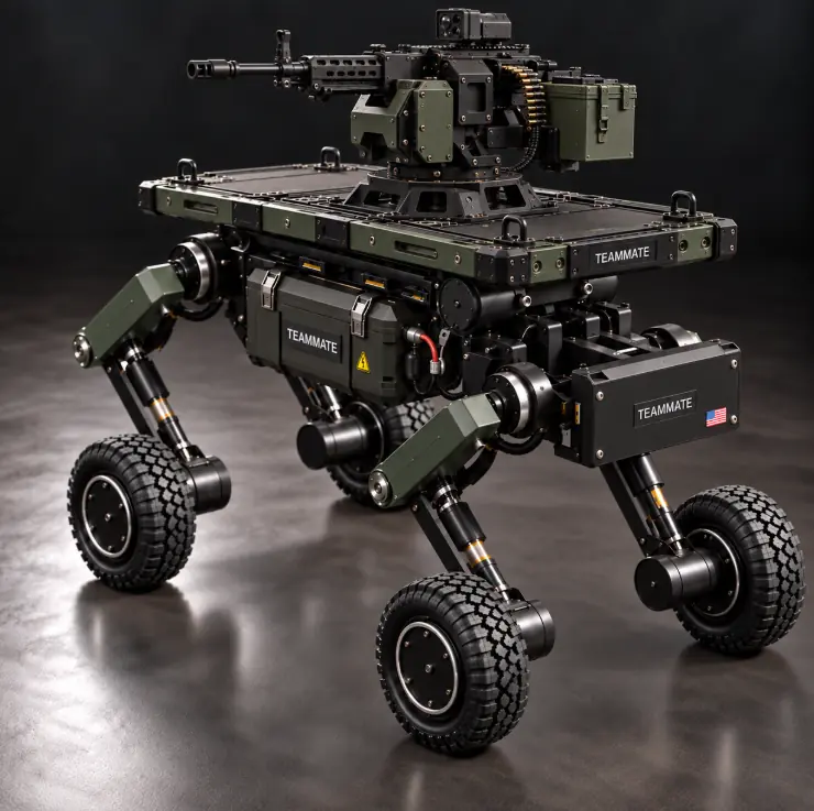Teammate Defender with a larger stabilized remote mission station